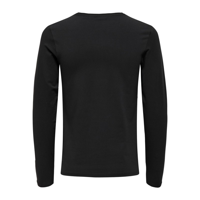 ONLY & SONS Basic Slim Bluse - Sort