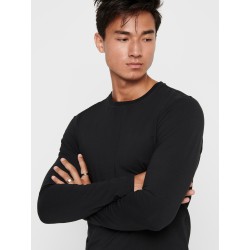 ONLY & SONS Basic Slim Bluse - Sort