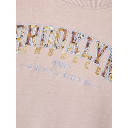 NAME IT Kids Lilas Langærmet Sweatshirt - Burnished Lilac