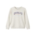 NAME IT Kids Lilas Langærmet Sweatshirt - Peyote Melange