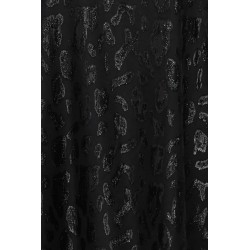 FRANSA Plus Glitter Kjole - Black