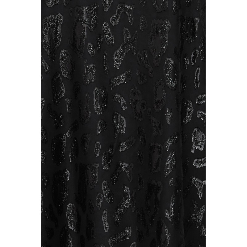FRANSA Plus Glitter Kjole - Black