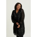 FRANSA Plus Glitter Kjole - Black