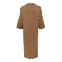 ONLY Midi Loose Fit Strikkjole - Tobacco Brown