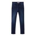 NAME IT Kids Polly Skinny Denim Jeans - Dark Blue Denim