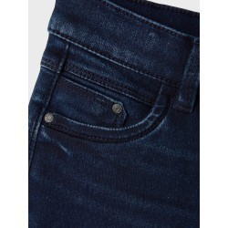 NAME IT Kids Polly Skinny Denim Jeans - Dark Blue Denim