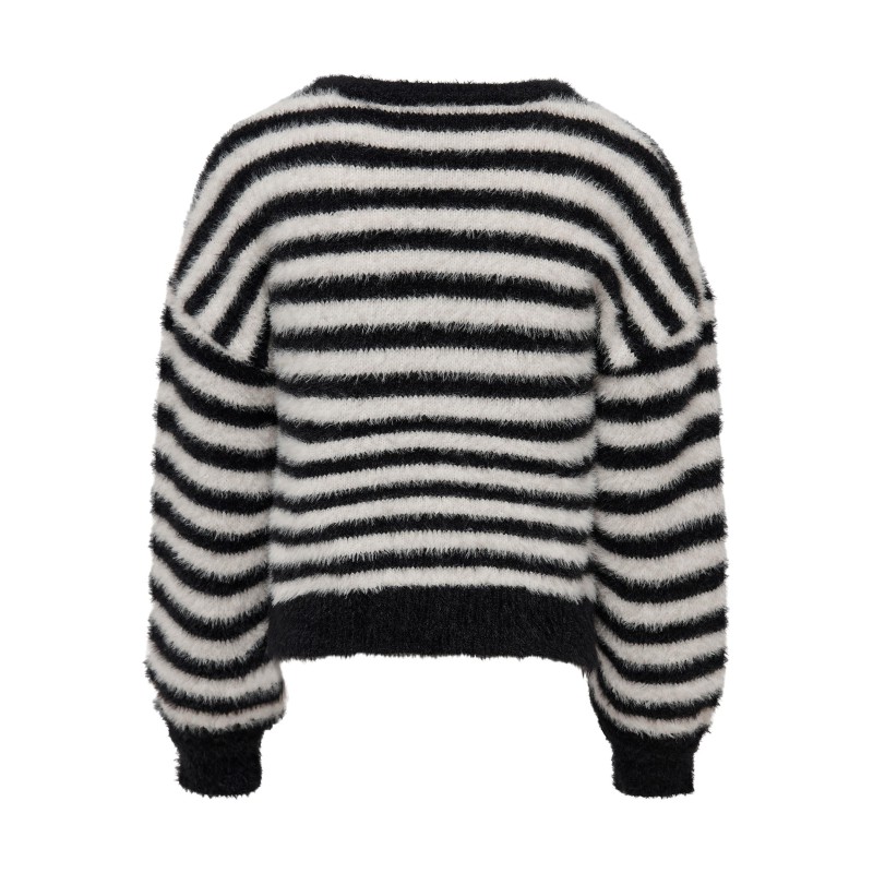 KIDS ONLY Piumo Strik Pullover - Black