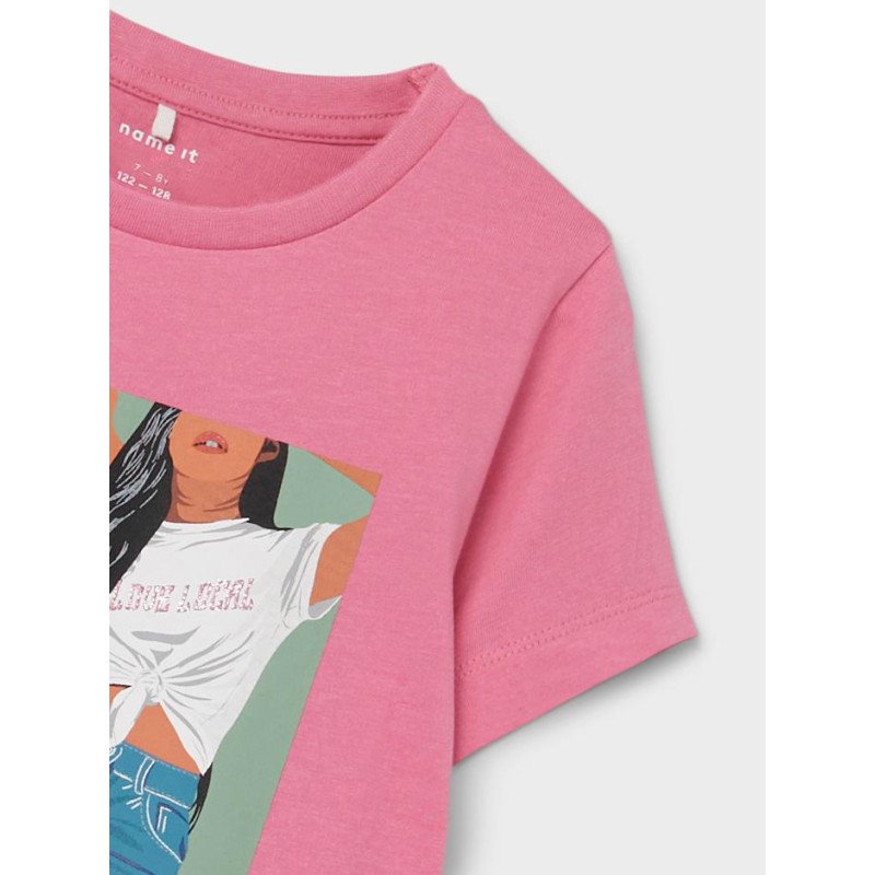 NAME IT Kids Kelma T-shirt - Chateau Rose