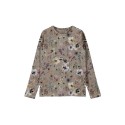NAME IT Kids Kienna Langærmet Slim Bluse - Silver Mink