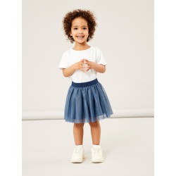 NAME IT Mini Nutulle Nederdel - China Blue