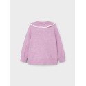 NAME IT Mini Nelly Strik Cardigan - Smokey Grape