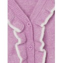 NAME IT Mini Nelly Strik Cardigan - Smokey Grape