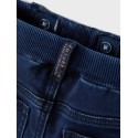 NAME IT Mini Bob Batimian Denim Fleece Jeans - Dark Blue Denim