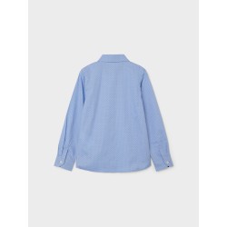 NAME IT Nkmnisa Langærmet Shirt - Dusty Blue