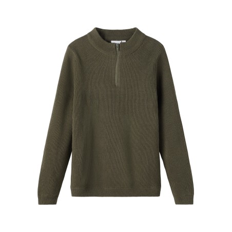 NAME IT Nkmnaman Langærmet Knit - Beetle