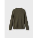 NAME IT Nkmnaman Langærmet Knit - Beetle
