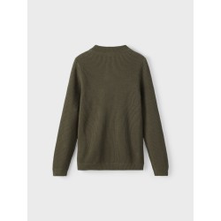 NAME IT Nkmnaman Langærmet Knit - Beetle