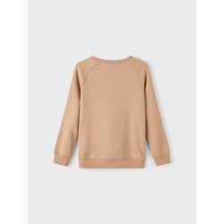NAME IT Nkmosper Langærmet Sweat Box Bru - Affogat