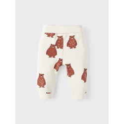 NAME IT Oon Sweat Bukser Box Bru - Buttercream