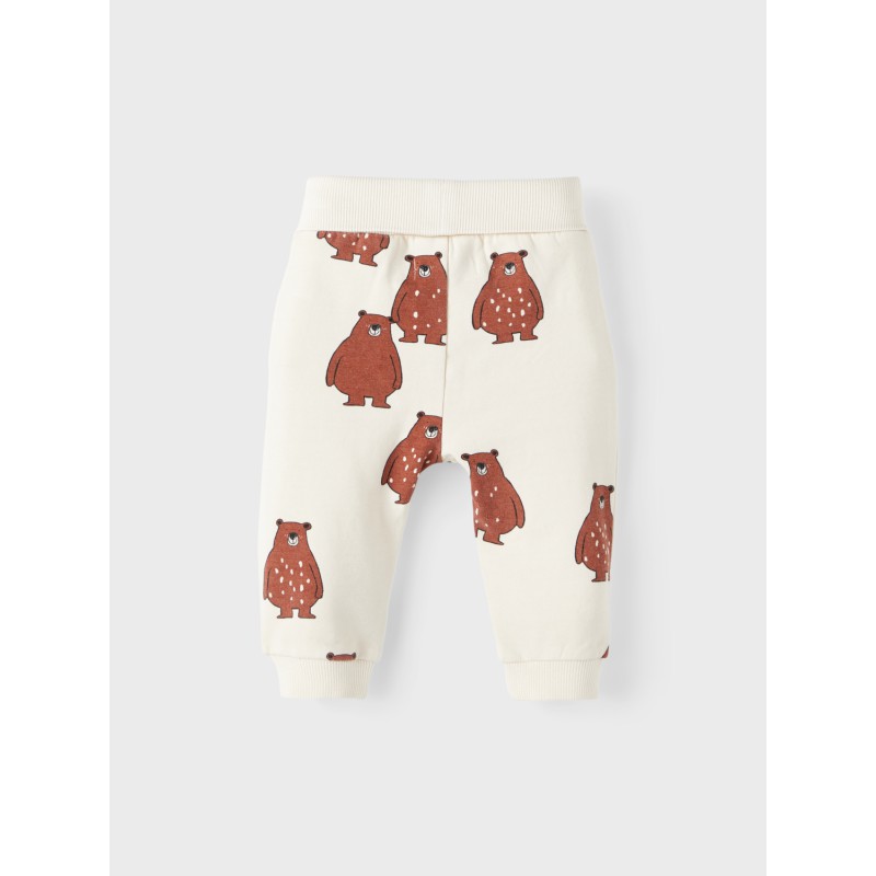 NAME IT Oon Sweat Bukser Box Bru - Buttercream