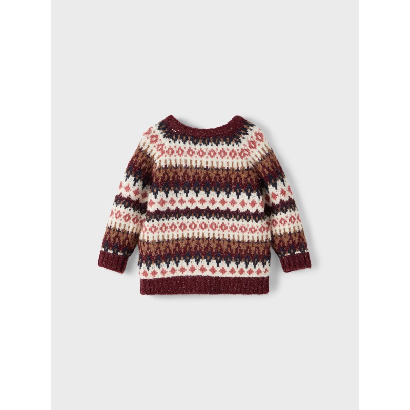 NAME IT Mini Opolly Langærmet Striktrøje - Mauvewood