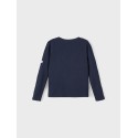 NAME IT Kids Lany Langærmet Bluse - Dark Sapphire