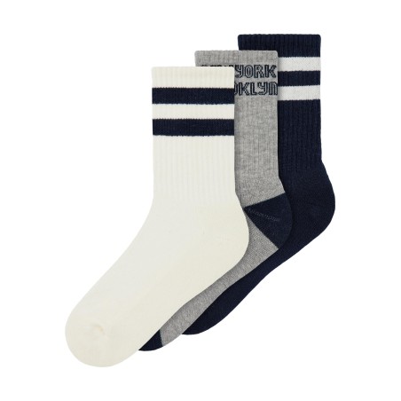 NAME IT Kids Kean 3-pak Strømper - Dark Sapphire