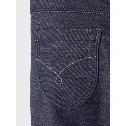 NAME IT Baby/Mini Salli Sweat Leggings Jeans - Dark Blue Denim