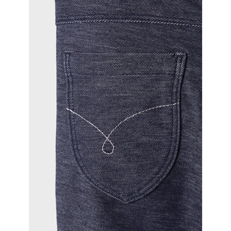 NAME IT Baby/Mini Salli Sweat Leggings Jeans - Dark Blue Denim