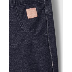 NAME IT Baby/Mini Salli Sweat Leggings Jeans - Dark Blue Denim