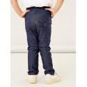NAME IT Baby/Mini Salli Sweat Leggings Jeans - Dark Blue Denim