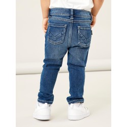 NAME IT Mini Silas Sweat Jeans - Medium Blue Denim
