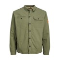 JACK & JONES Junior Ben Teddy Overshirt - Four Leaf Clover