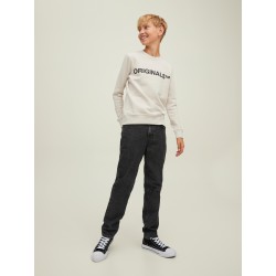 JACK & JONES Junior Clean Sweatshirt - Moonbeam