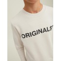 JACK & JONES Junior Clean Sweatshirt - Moonbeam