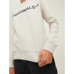 JACK & JONES Junior Clean Sweatshirt - Moonbeam