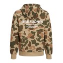 JACK & JONES JR Camo Sweat Hoodie - Twill