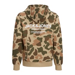 JACK & JONES JR Camo Sweat Hoodie - Twill