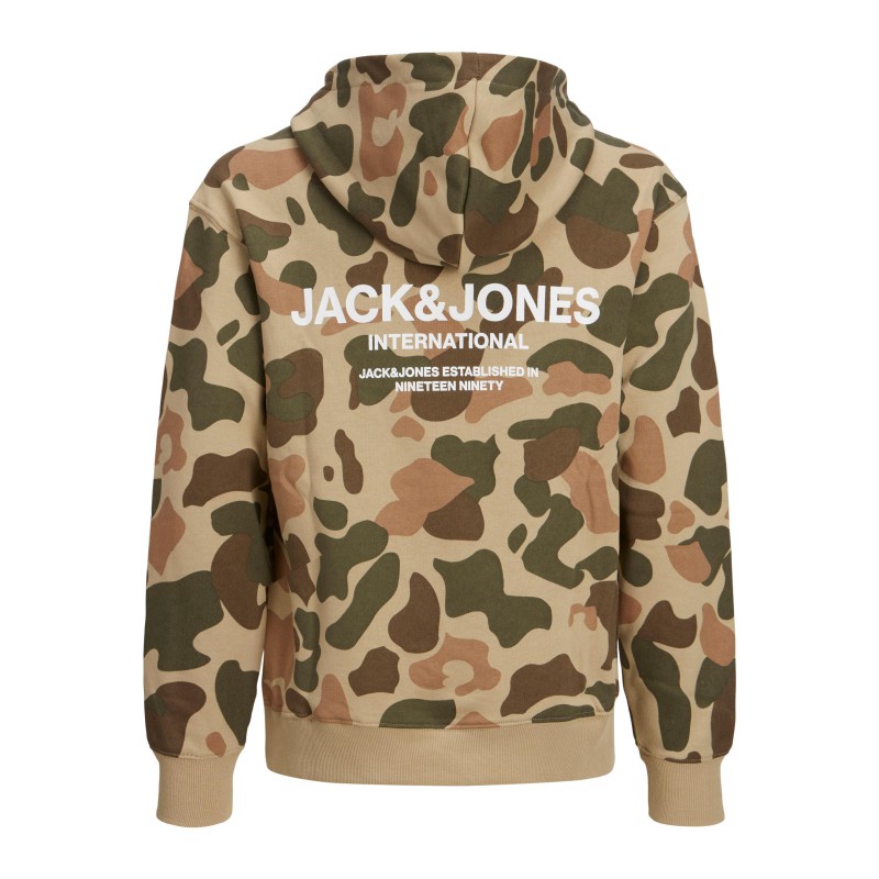 JACK & JONES JR Camo Sweat Hoodie - Twill