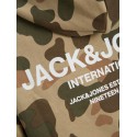 JACK & JONES JR Camo Sweat Hoodie - Twill