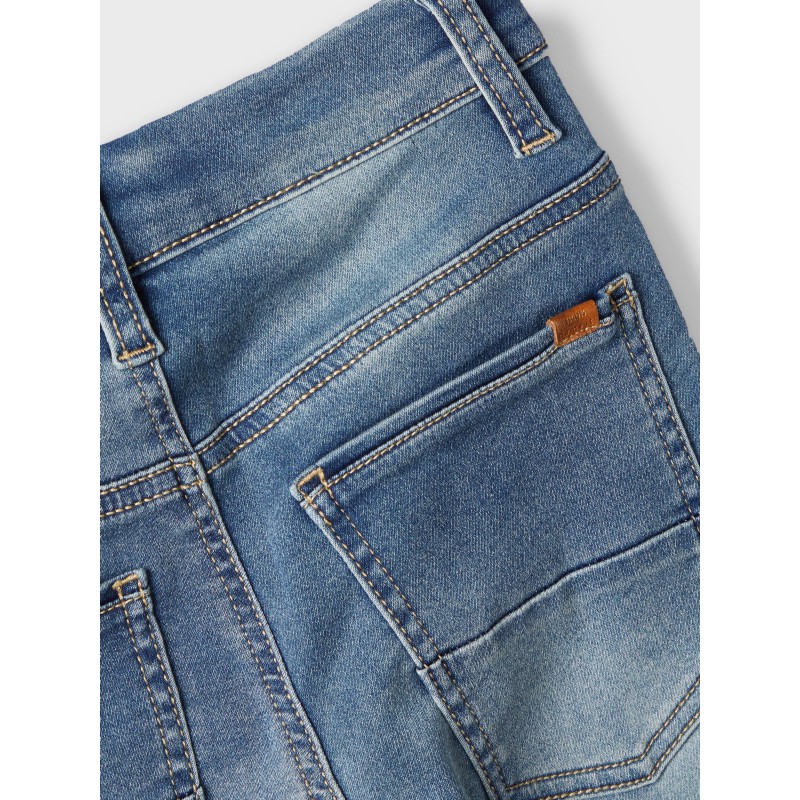 NAME IT Kids Theo x-Slim Sweat Jeans - Light Blue Denim