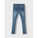 NAME IT Kids Theo x-Slim Sweat Jeans - Light Blue Denim