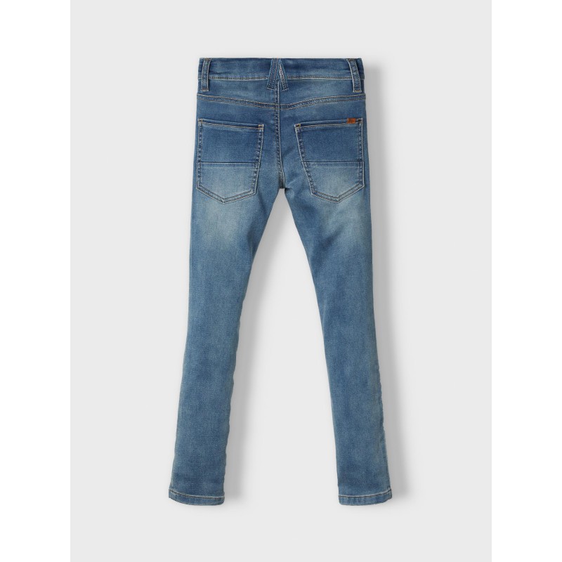 NAME IT Kids Theo x-Slim Sweat Jeans - Light Blue Denim