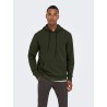 ONLY & SONS Ceres Sweat Hoodie - Rosin