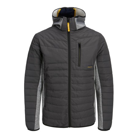 JACK & JONES Plus Hybrid Jakke - Asphalt