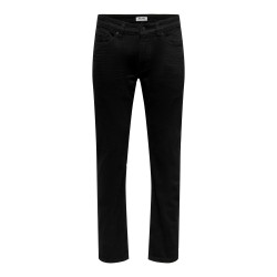 ONLY & SONS Weft Regular Denim Jeans - Black Denim