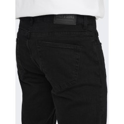 ONLY & SONS Weft Regular Denim Jeans - Black Denim