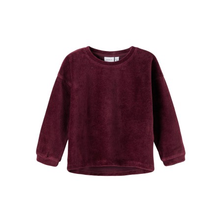 NAME IT Mini Neia Langærmet Velour Sweatshirt - Fig