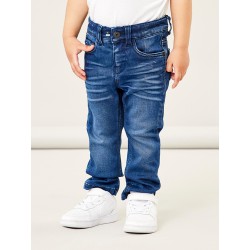 NAME IT Mini Theo Denim Bukser - Dark Blue Denim