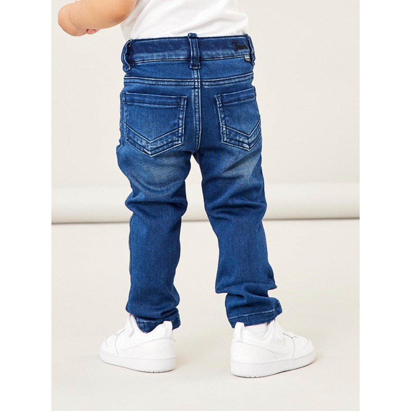 NAME IT Mini Theo Denim Bukser - Dark Blue Denim